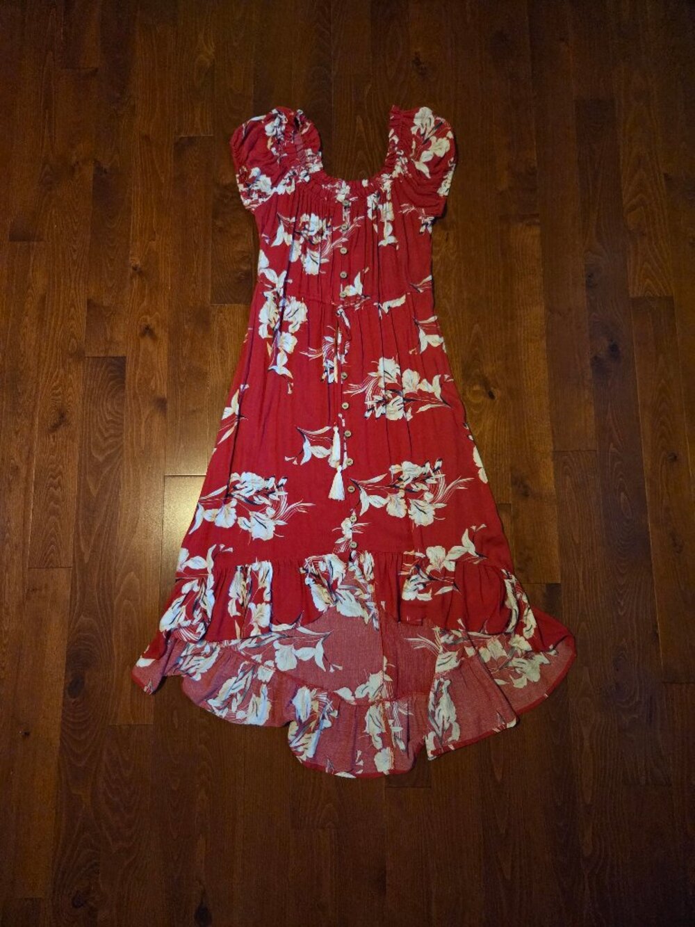 NWOT Tribal boho maxi dress, size S